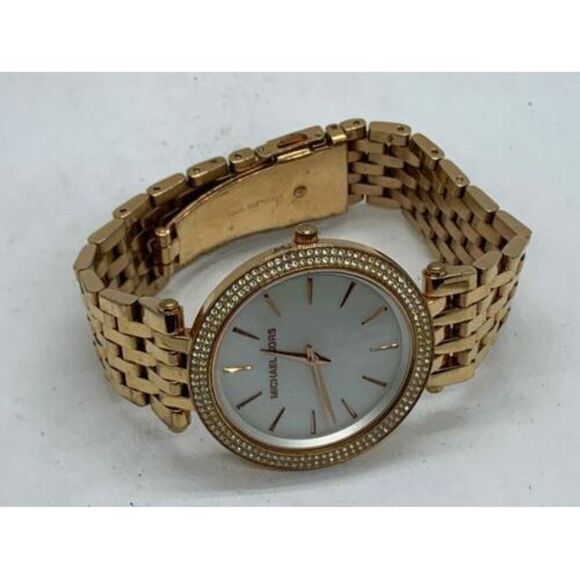 Michael Kors MK3321 Women's Watch Stainless Steel Analog 39mm Two Tone Band D738 - Picture 7 of 9